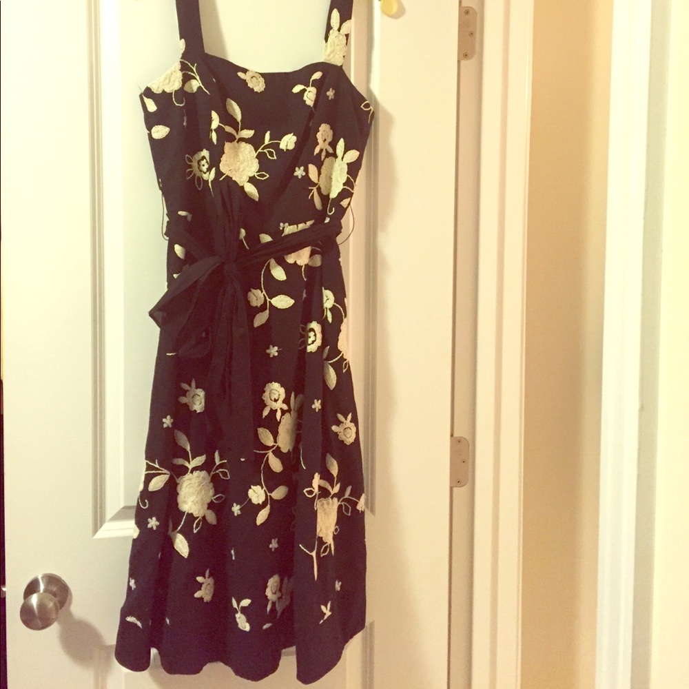 Black dress with matching jacket