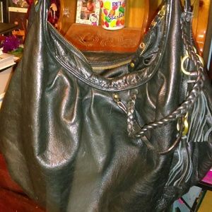 Sabrine leather satchel