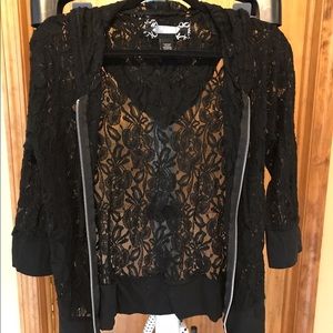 Lace zip up Daytrip hoodie