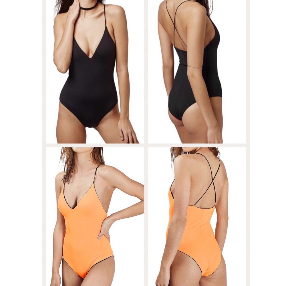 HOST PICK Topshop Bagged Out Reversible Swimsuit