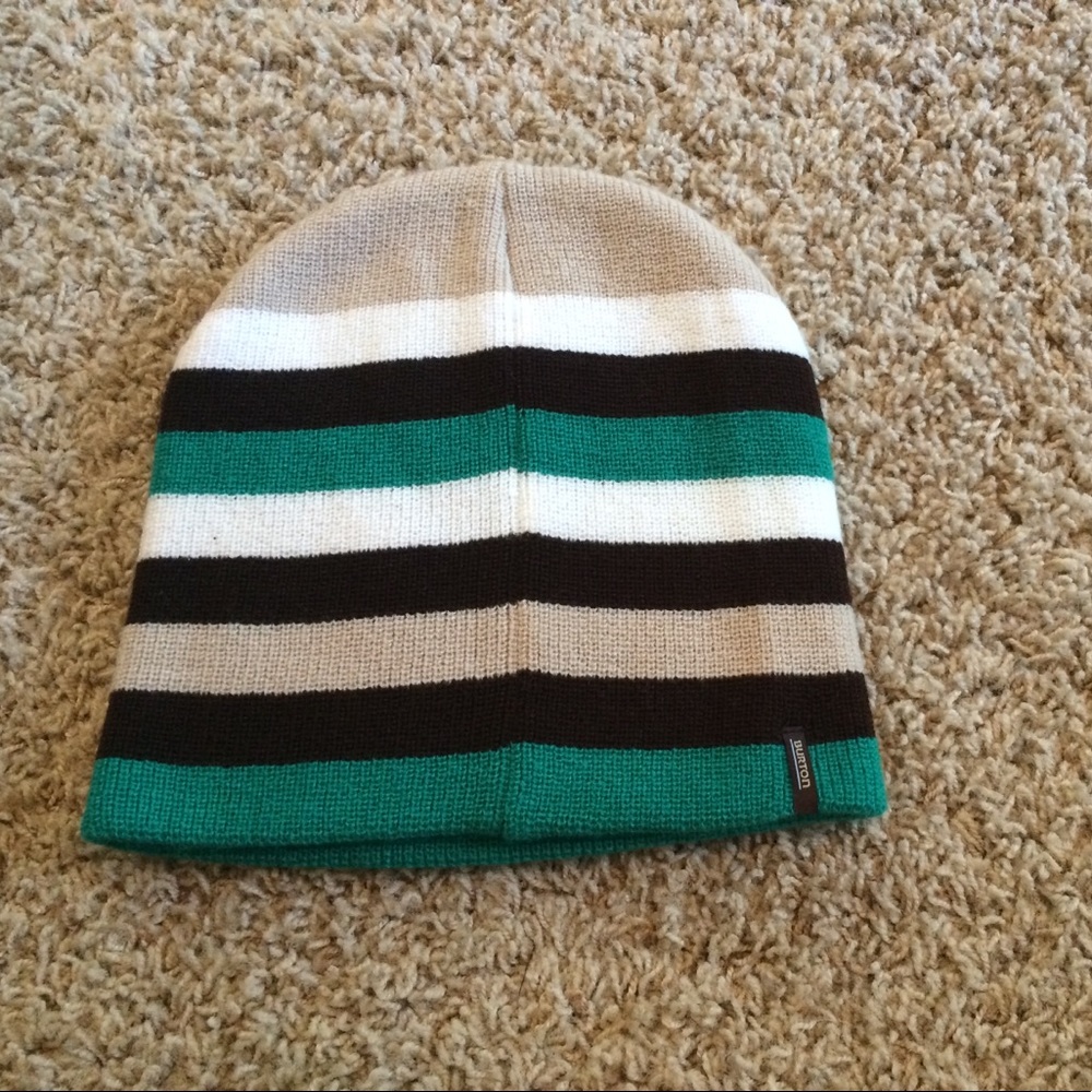 NWOT Burton striped knit beanie