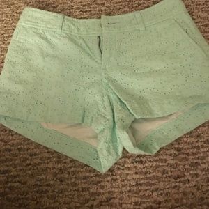 Lilly Pulitzer size 6 mint green shorts