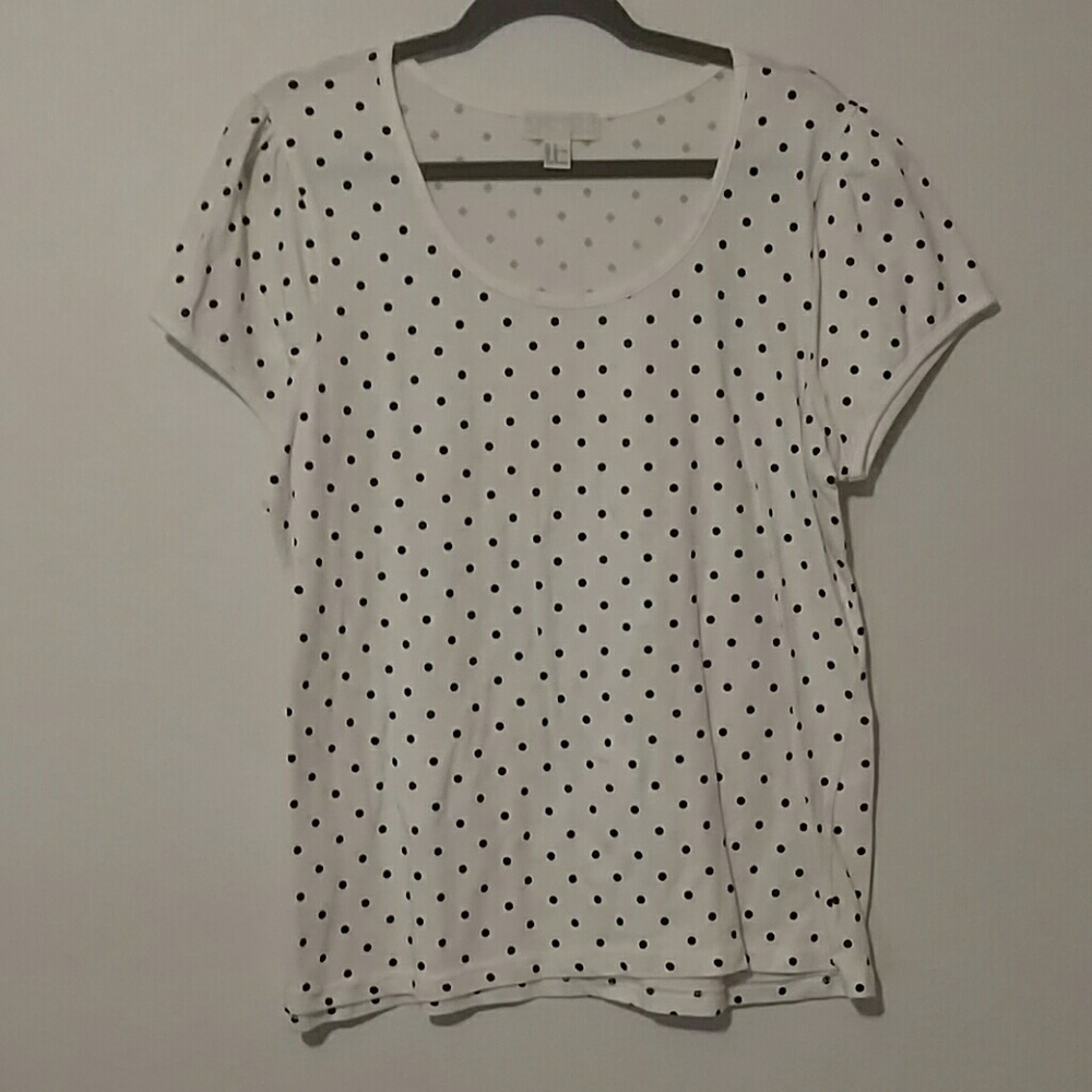 Women's polka dot print top