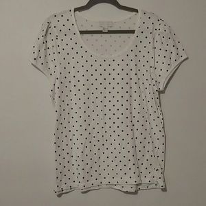 Women's polka dot print top
