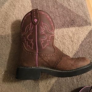 Justin Aged Bark Western boots