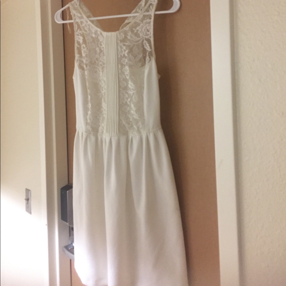 Off white Zara lace dress