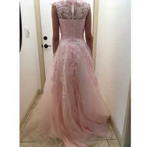 Pink prom dress