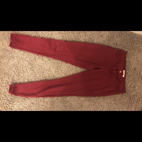 Burgundy pants - Picture 3 of 4