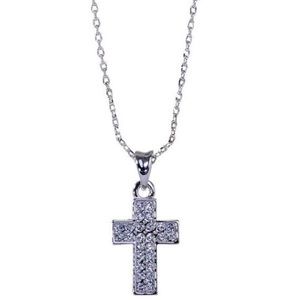 Swarovski Cross and chain