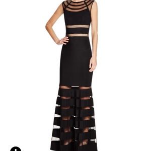 Beautiful Black Gown with Nude lining