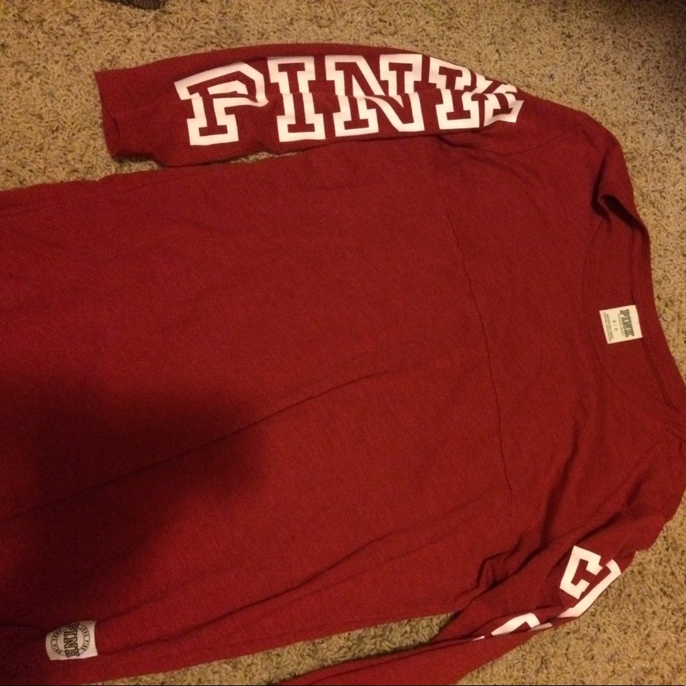 Pink Red Quarter Sleeve