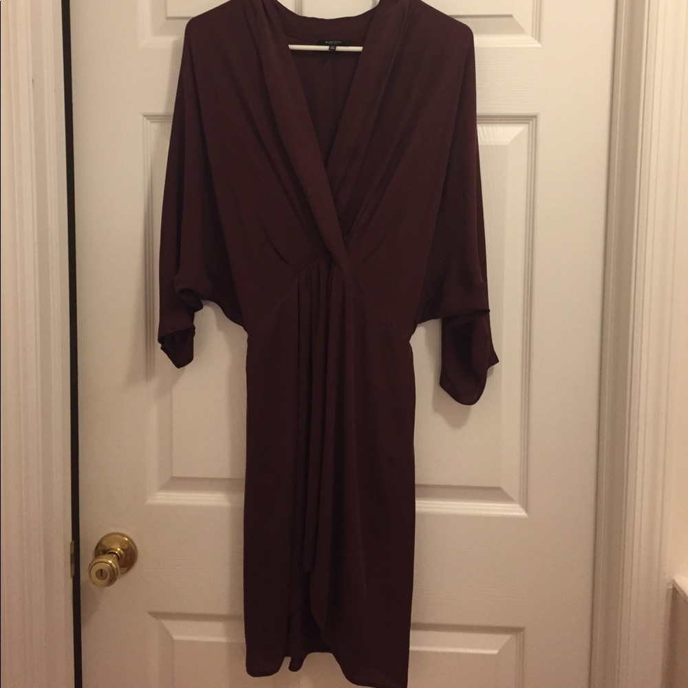 Burgandy Babaton Kimono Dress