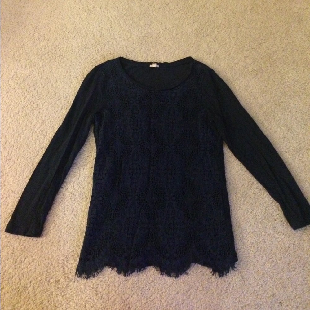 J. Crew 3/4 sleeve shirt