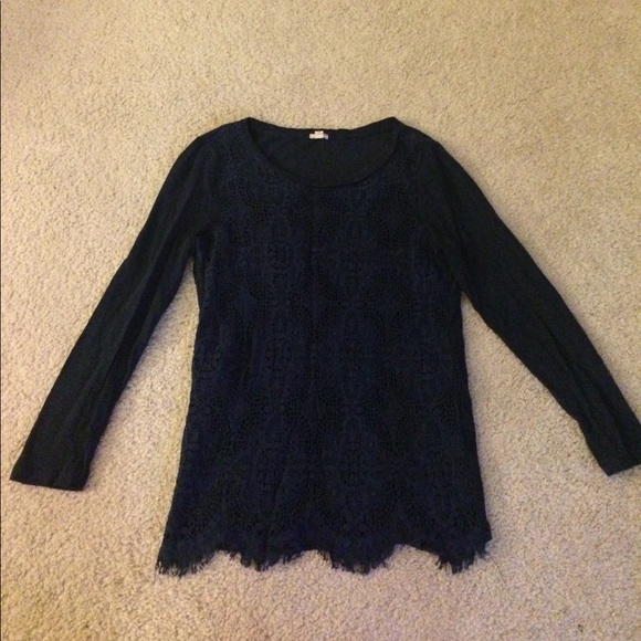 J. Crew 3/4 sleeve shirt - Picture 1 of 4