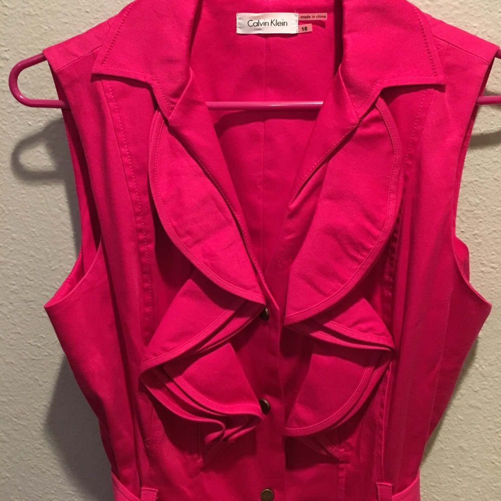 Calvin Klein Raspberry Pink Dress