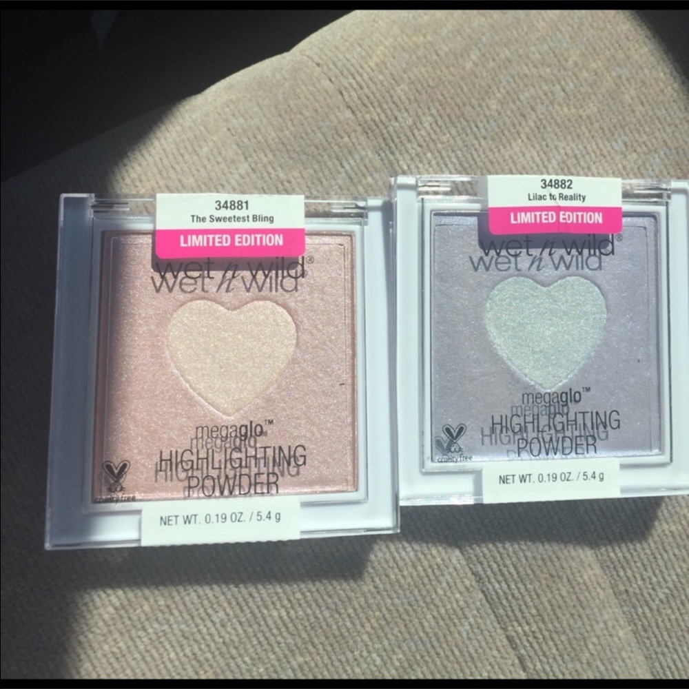 NWT limited edition wet n wild highlighters