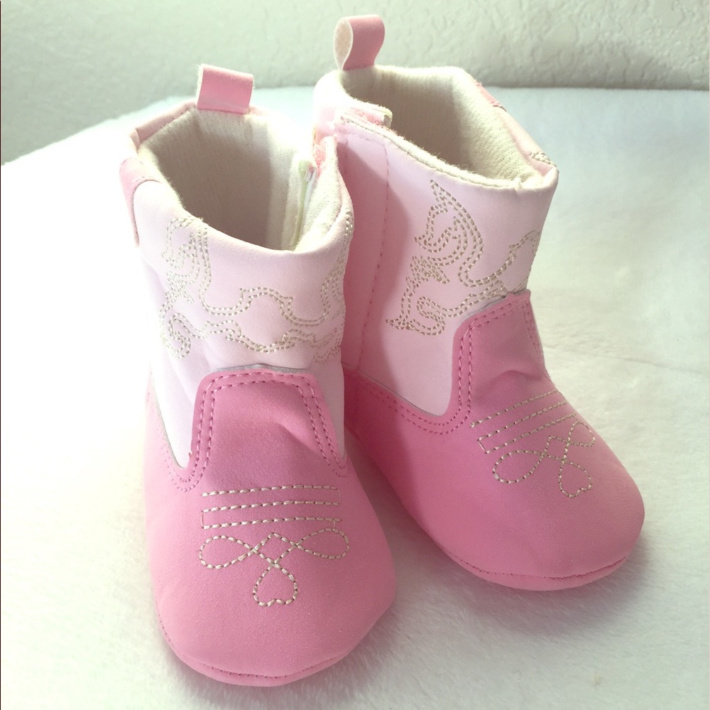 Pink Baby Cowboy Boots 🎀
