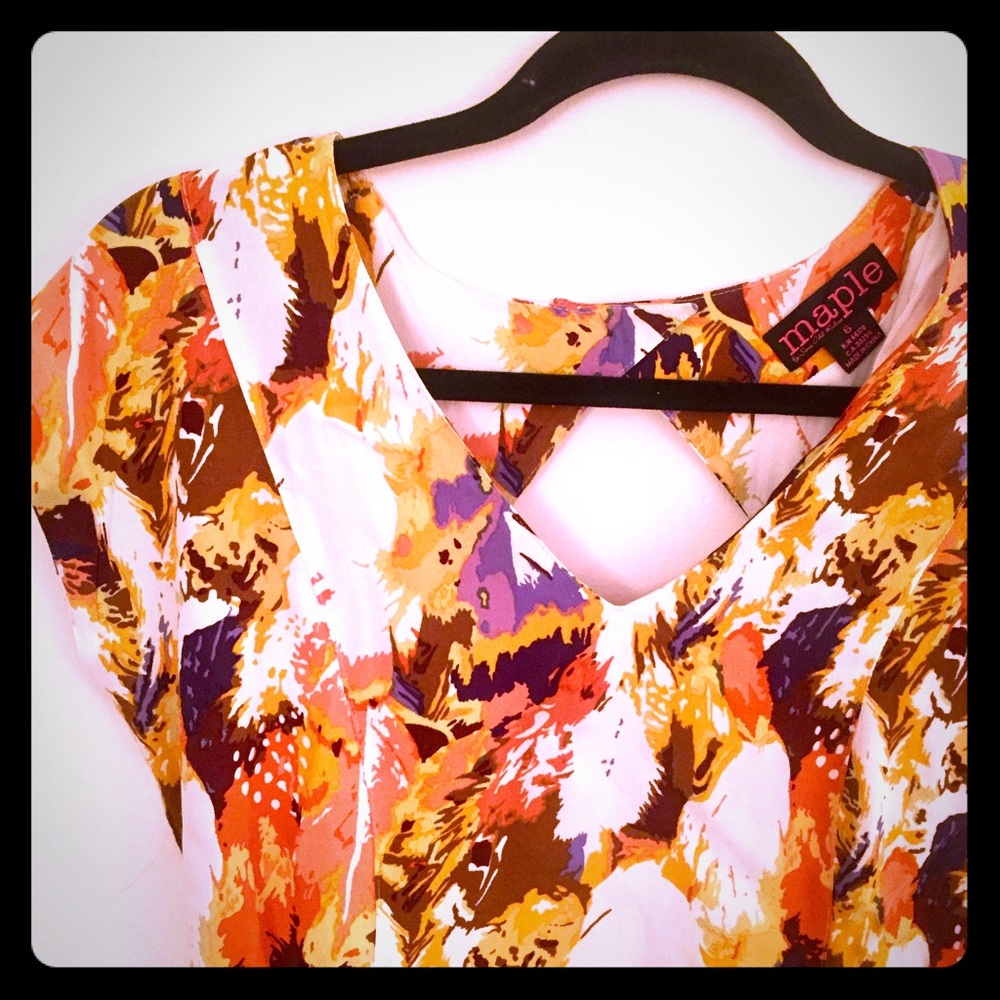 Anthropologie Multi-Colored Shift Dress