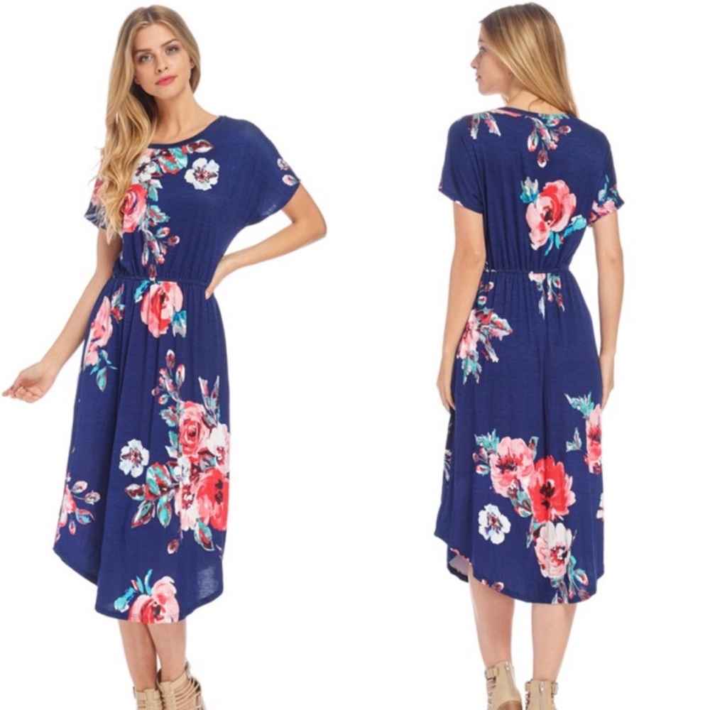 Floral midi dress