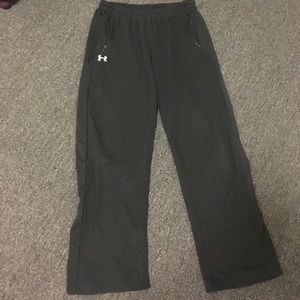 Fleece under armour pants with side pockets
