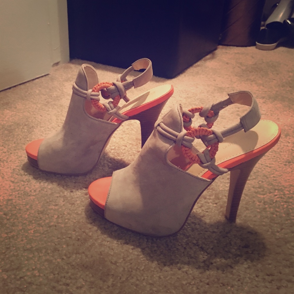 Calvin Klein sling back heels