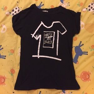 ZARA "best in black" top