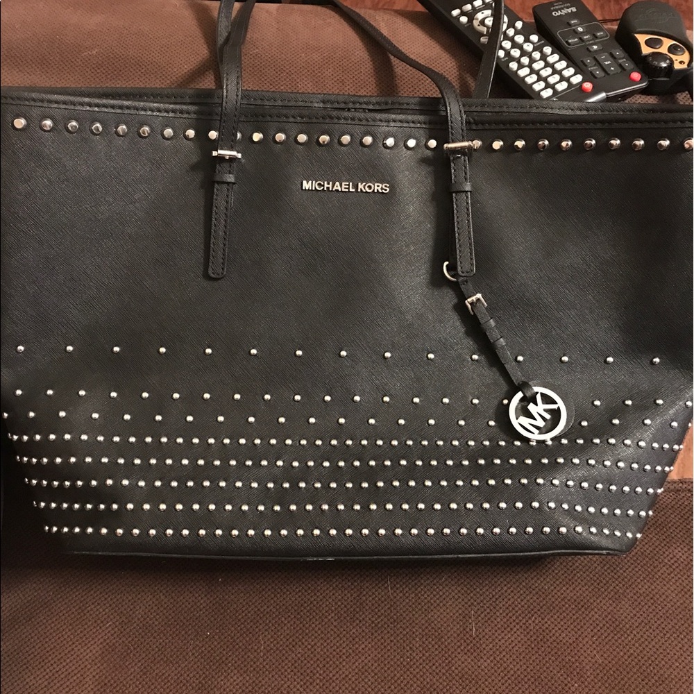 MK black big tote