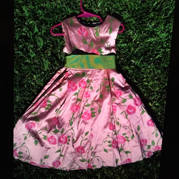 Floral kids pretty dress 2-3t - Picture 2 of 12