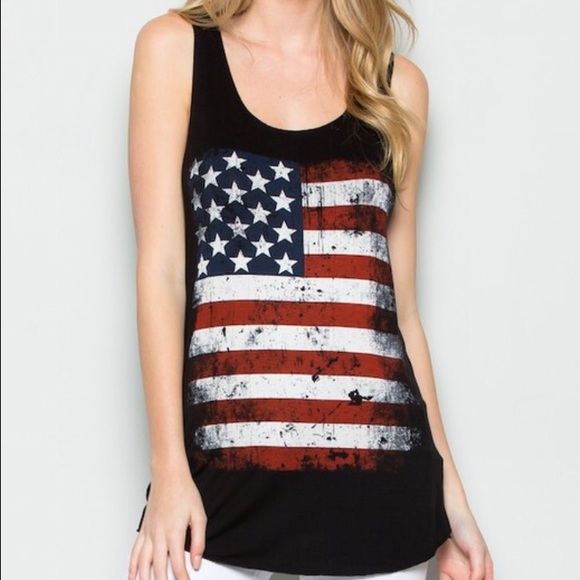 4th of July American Flag Tank - Picture 6 of 7