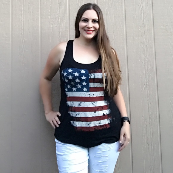 4th of July American Flag Tank - Picture 4 of 7
