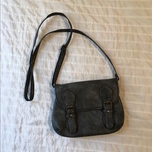 Gray Faux Leather Cross Body Purse!! Ecote / UO