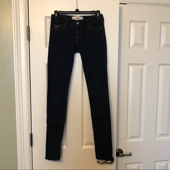Hollister Dark Wash Jeggings - Picture 3 of 5