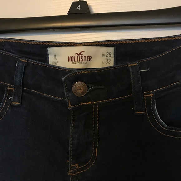 Hollister Dark Wash Jeggings - Picture 5 of 5