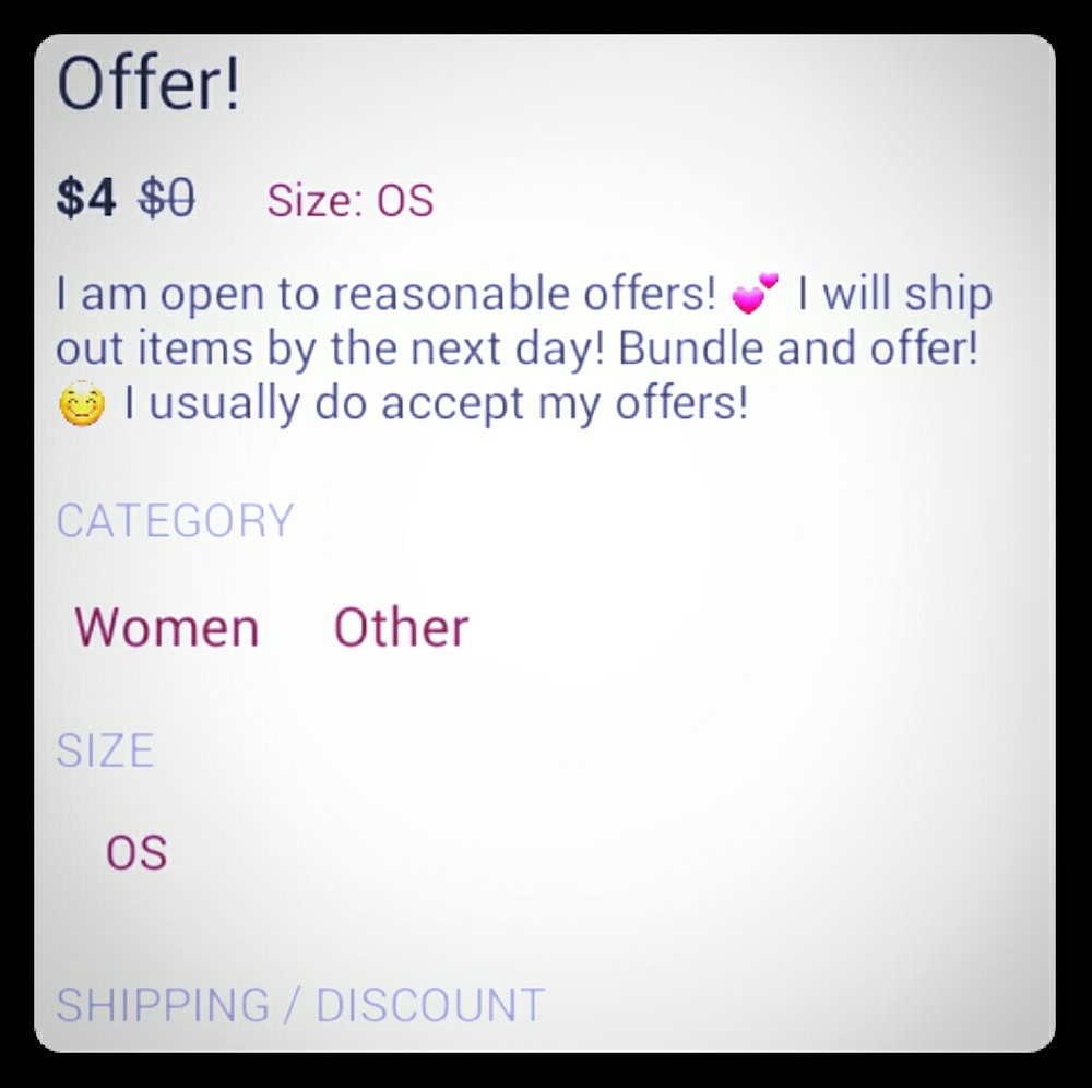 Open to reasonable offers