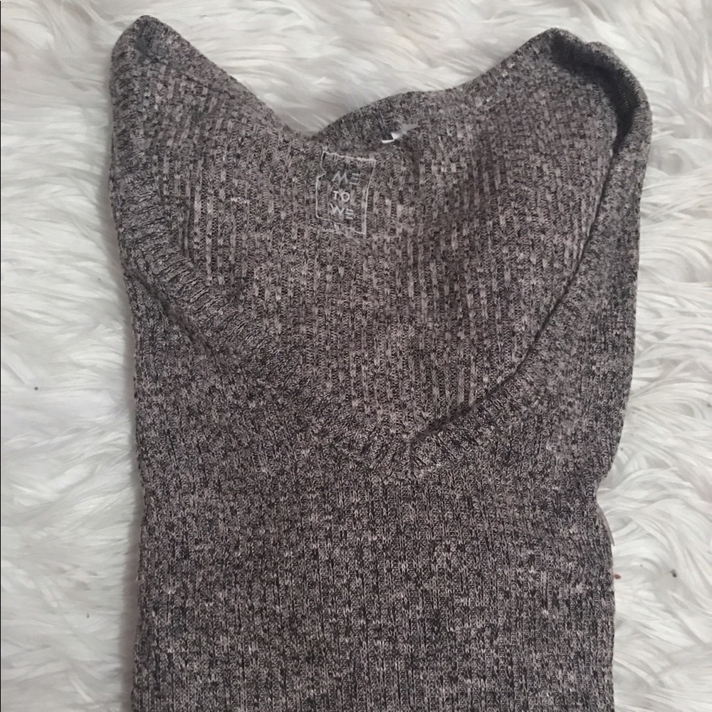 Pacsun Long Sleeve Deep V Neck