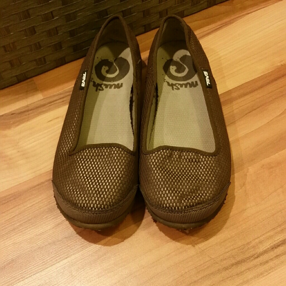 Teva Mush Frio Ballerina Flats - Brown