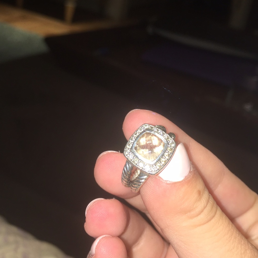 David yurman ring-facted morganite