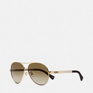 Coach Women's Aviator Sunglasses