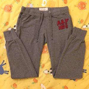 A&F dark grey sweatpants