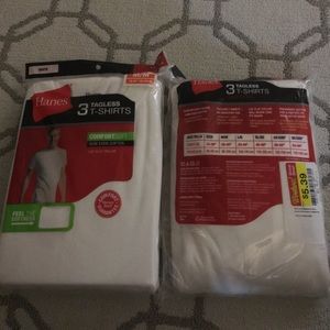 New Hanes Men's White TShirts