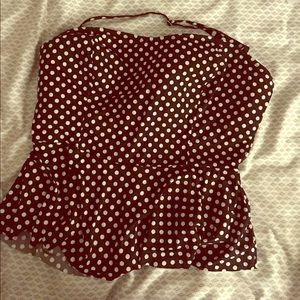 Polka Dot Tankini Top