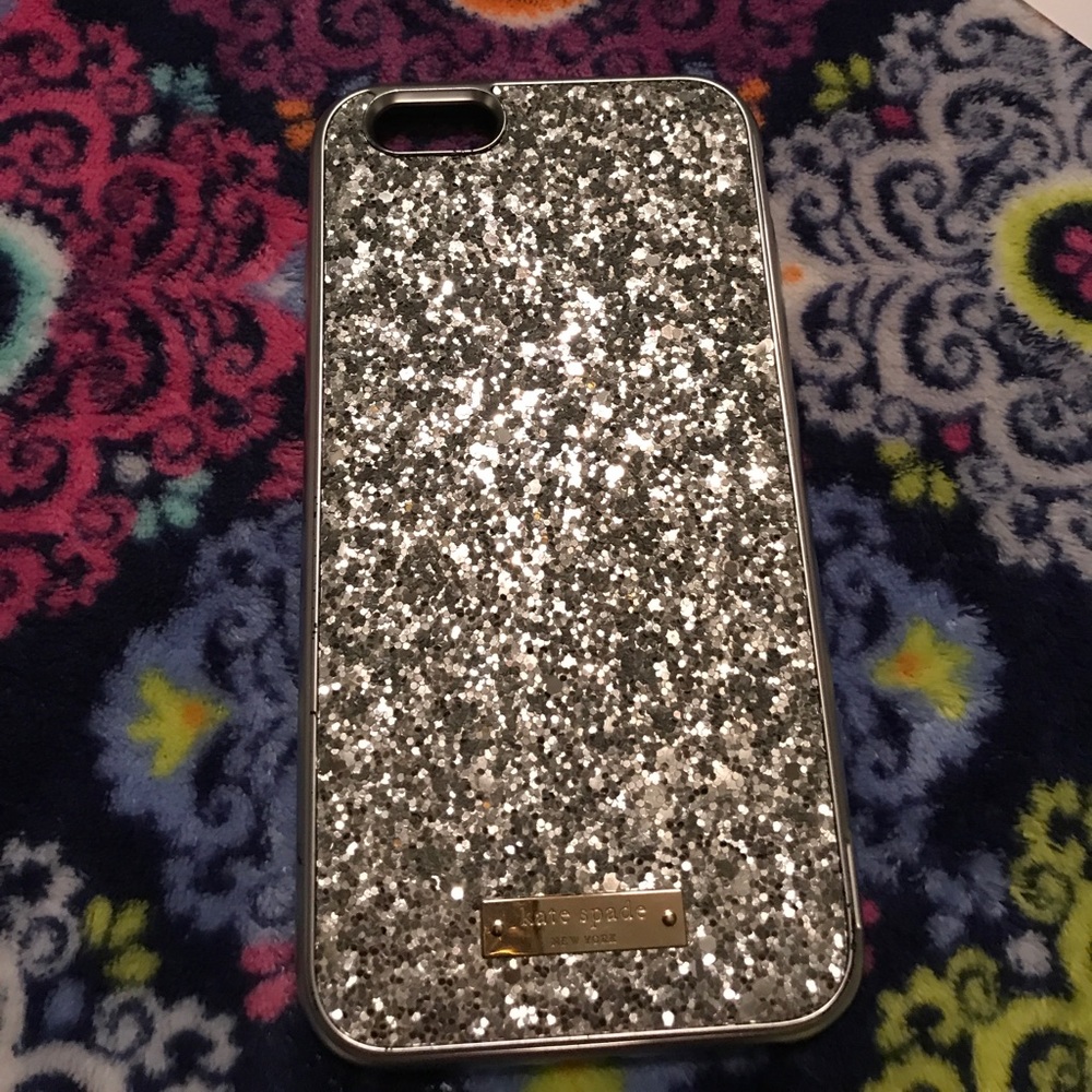 Beautiful iPhone 6S plus Kate spade glitter case