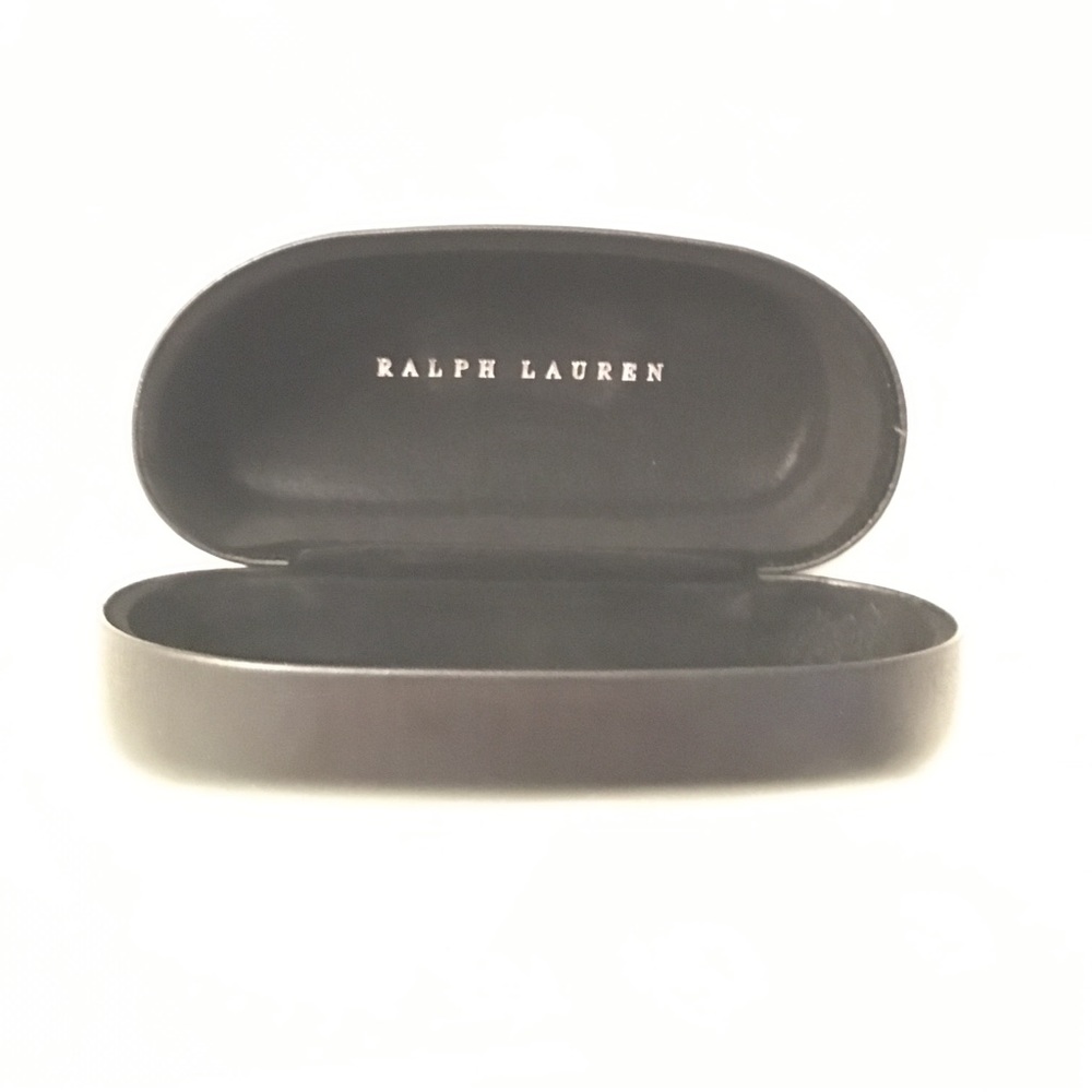RALPH LAUREN xtrawide black sunglasses hardcase