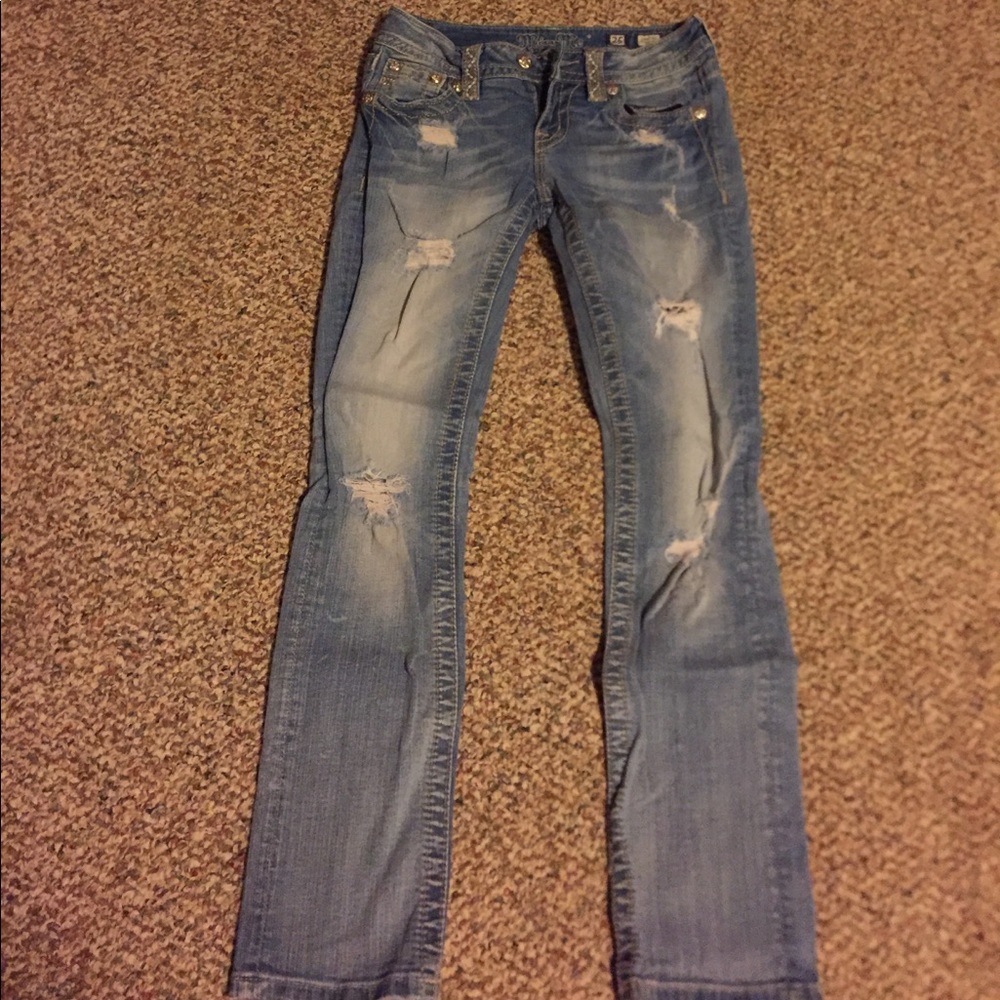 Miss Me Signature Crop Jeans size 25!