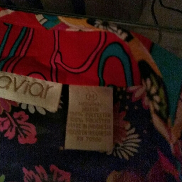 True VINTAGE Asian styled blouse vibrant Colored - Picture 3 of 5