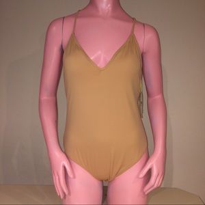 LA Hearts Tan Swimsuit