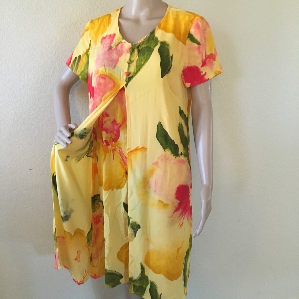 VInTAgE WaTerc0l0r fl0rAl dReSs, lAyErEd