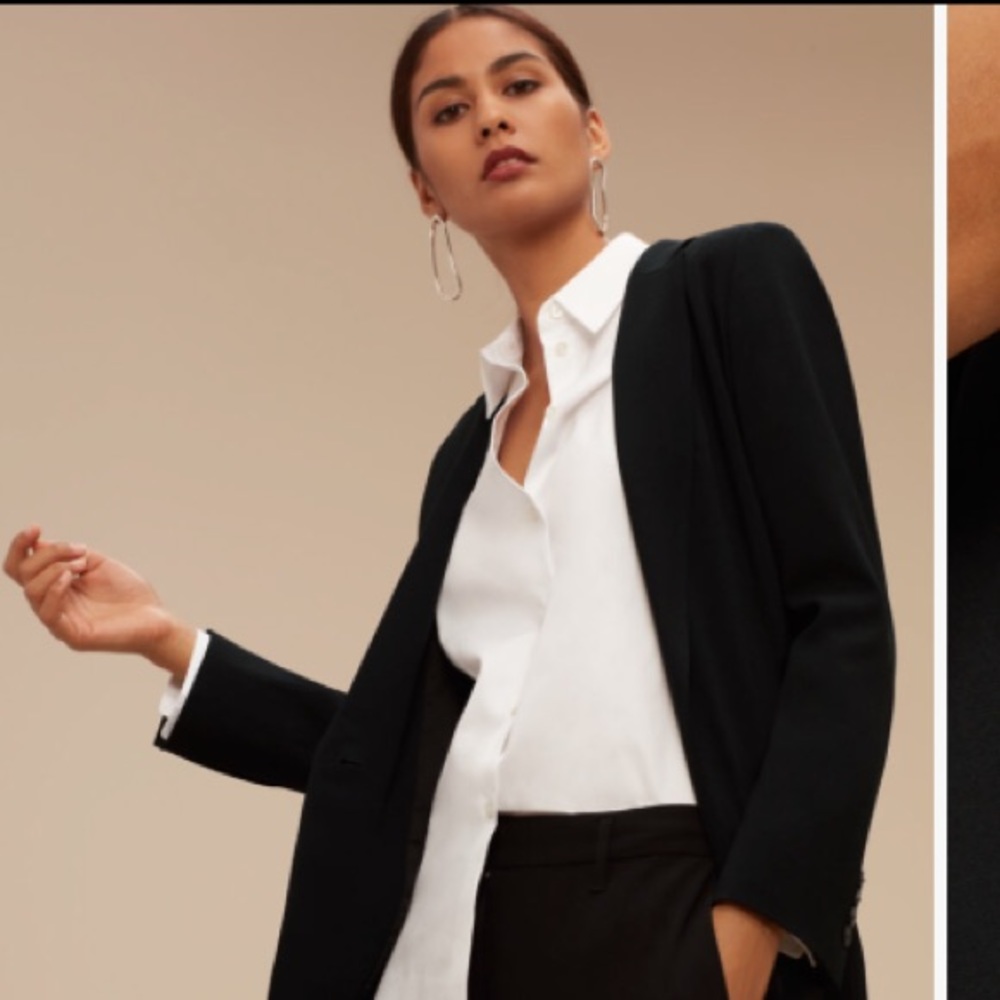 NEVER WORN WITH TAGS BABATON BLACK BLAZER