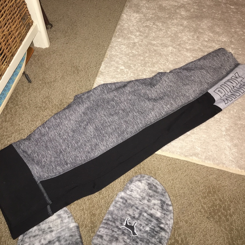 Grey & black ultimate VS PINK LEGGINGS !! Cropped!