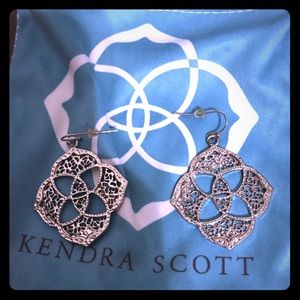 Kendra Scott Dawn Silver Earrings